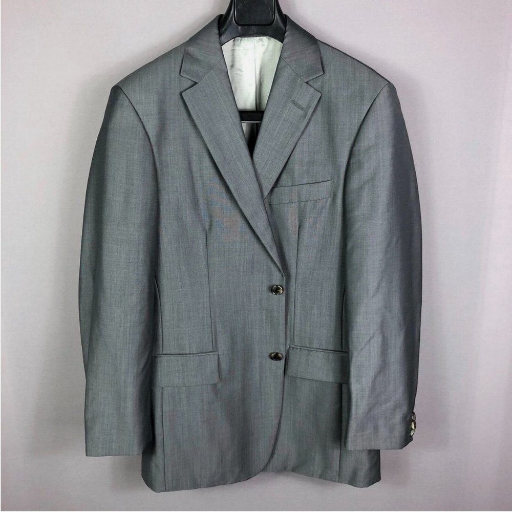 Hugo Boss Gray Guabella Wool And Mohair Suit JACKET ONLY Size 38R $645